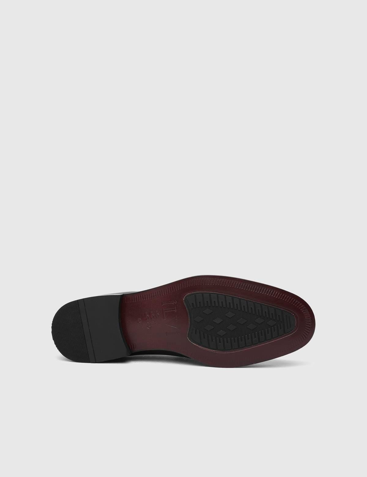 Dover Black Leather Men's Monk Shoe