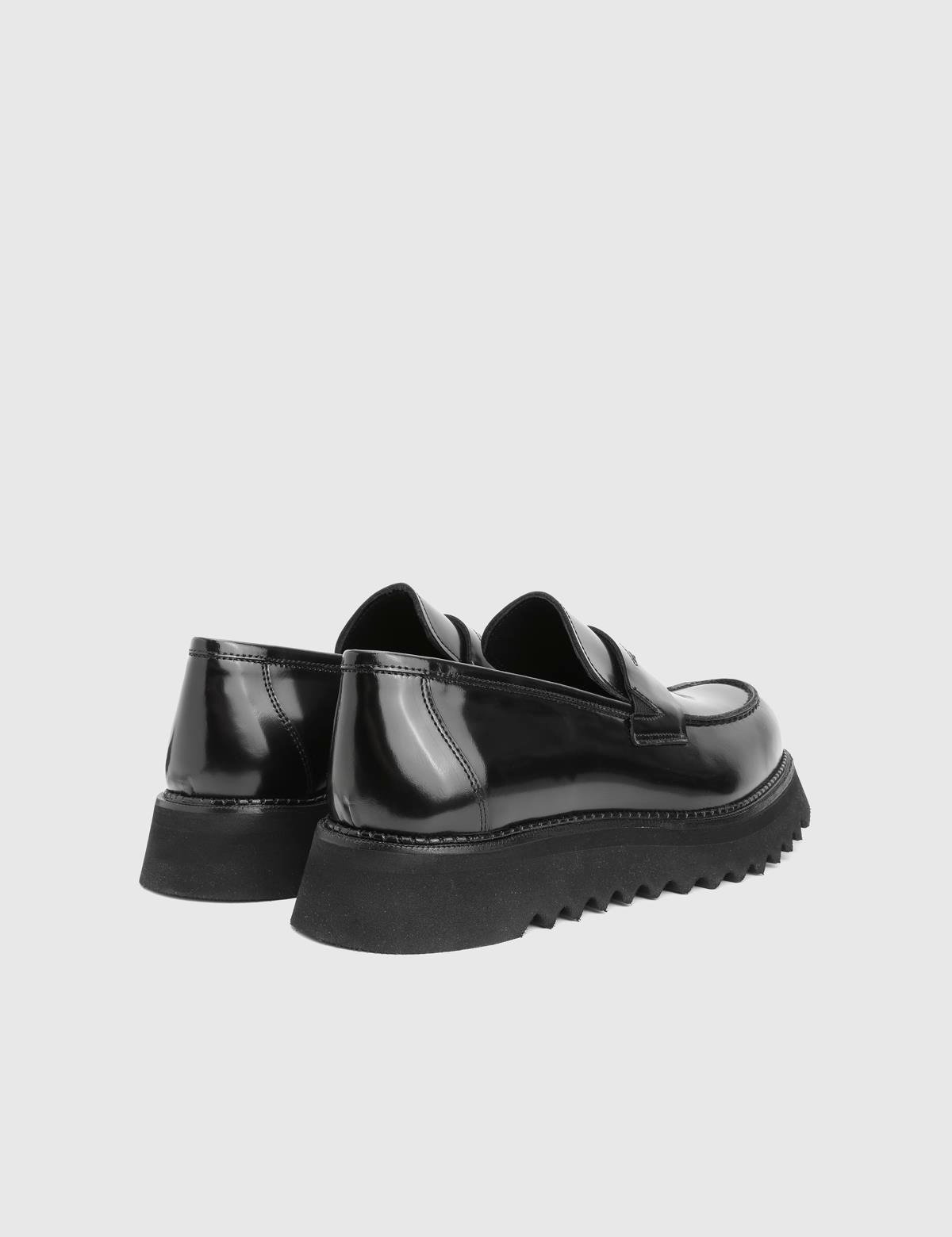 Edan Black Florentic Leather Men's Loafer