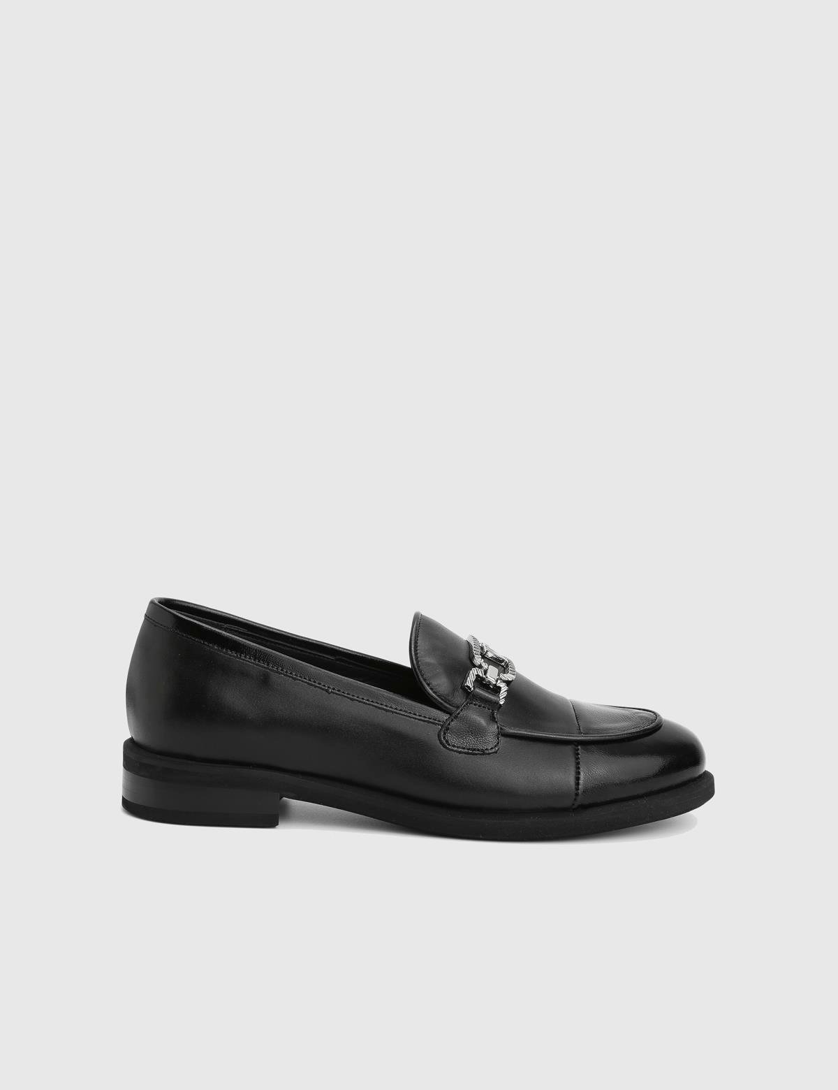 Elinor Black Patent Leather Women's Loafer