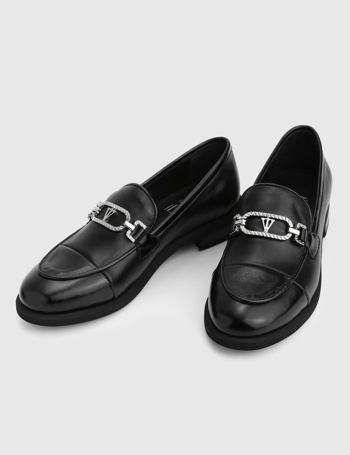 Elinor Black Patent Leather Women's Loafer