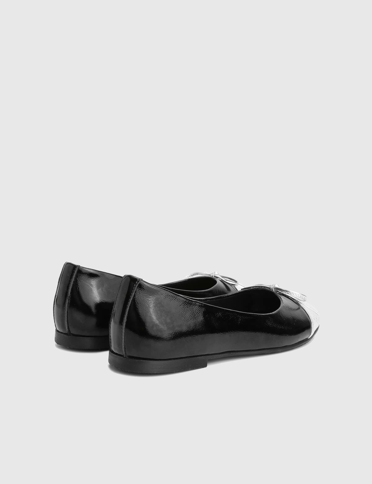 Eloisa Black Patent Leather Women's Ballerina