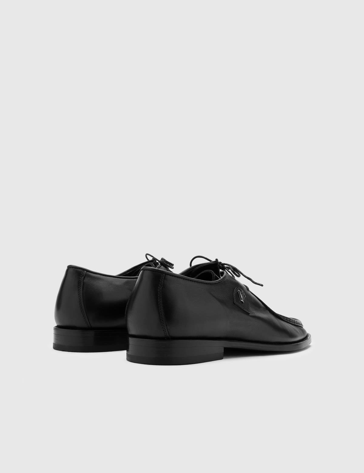 Espoo Black Aniline Leather Men's Oxford