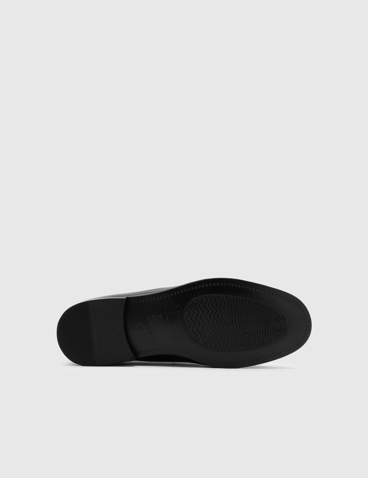 Espoo Black Aniline Leather Men's Oxford