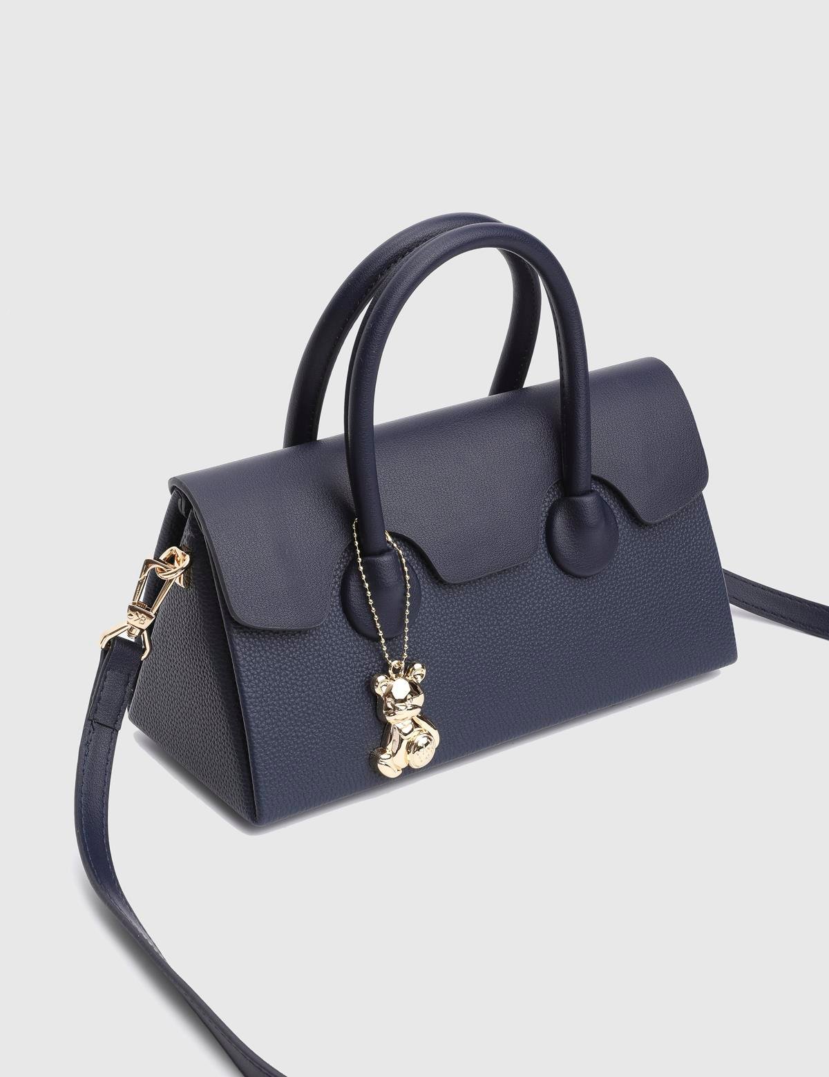 Fausta Navy Blue Women's Handbag