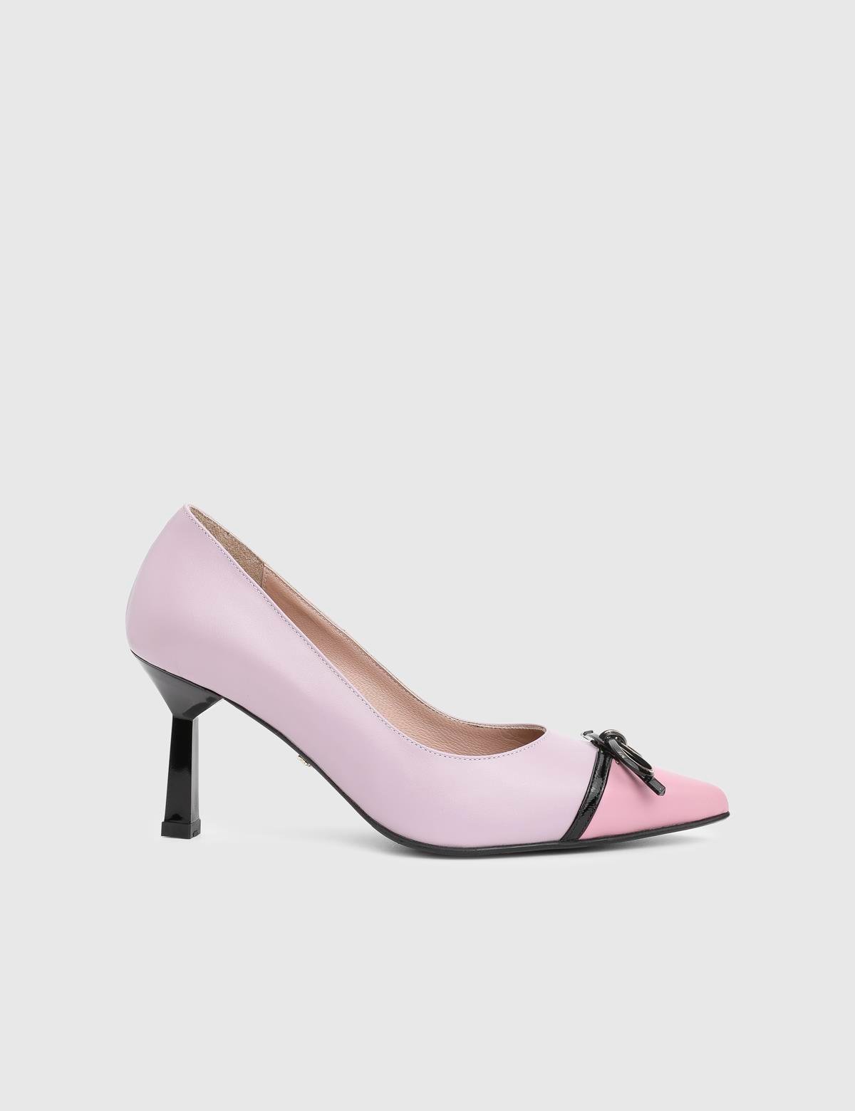Feua Lilac Leather Women's Pump