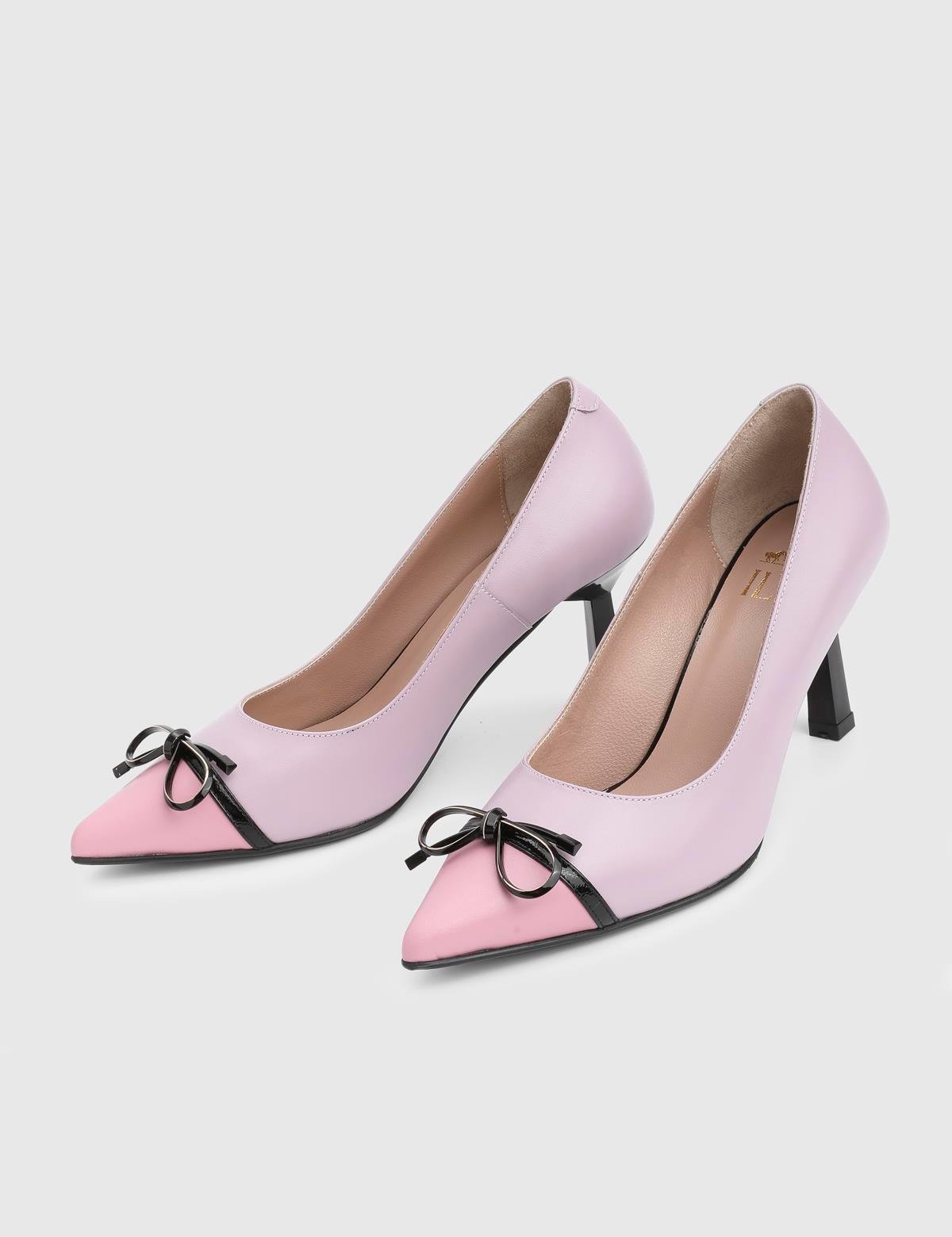 Feua Lilac Leather Women's Pump