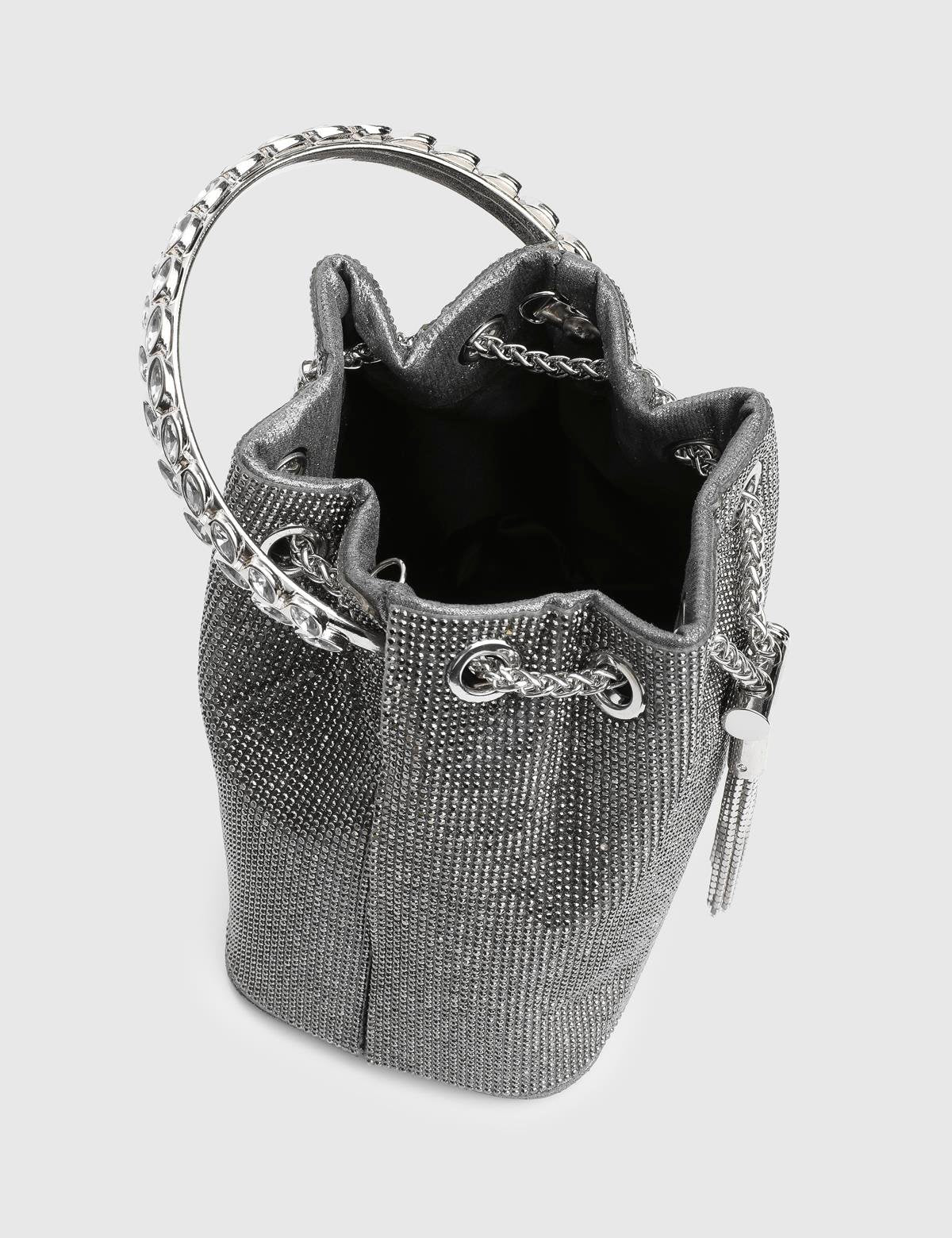 Gores Anthracite Women's Handbag with Stones