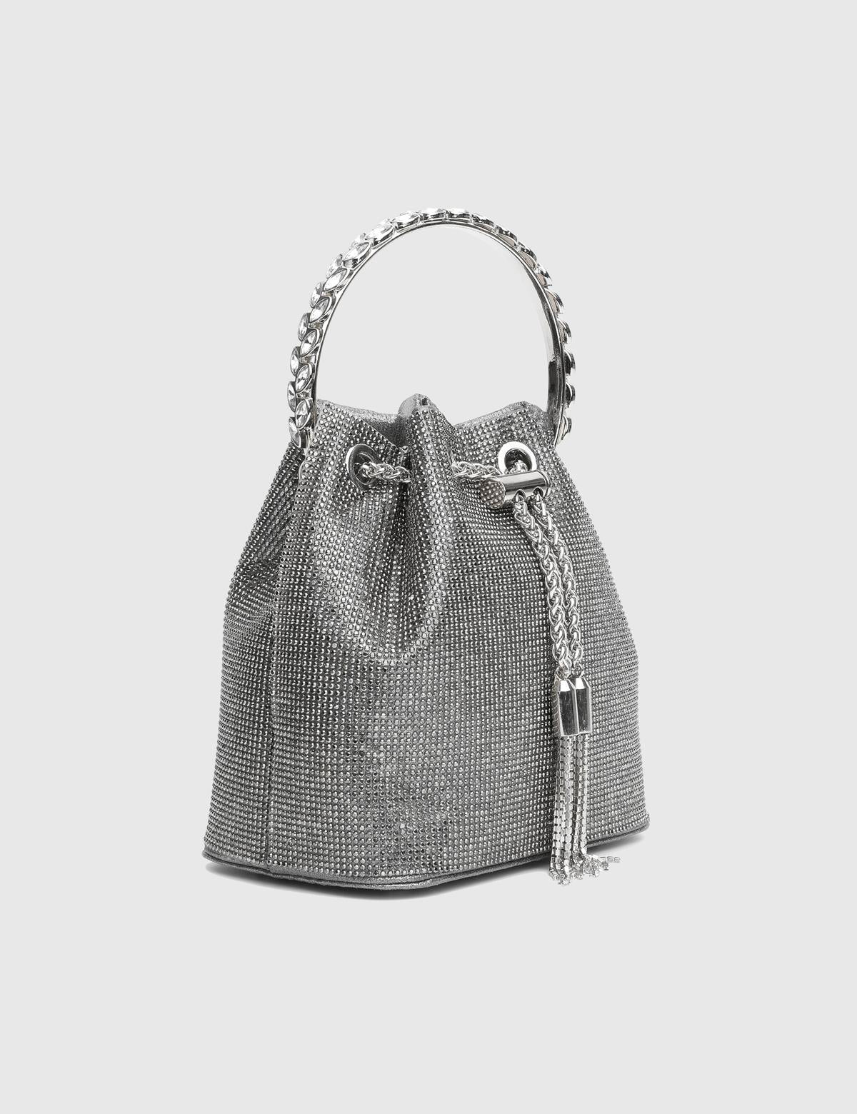 Gores Anthracite Women's Handbag with Stones