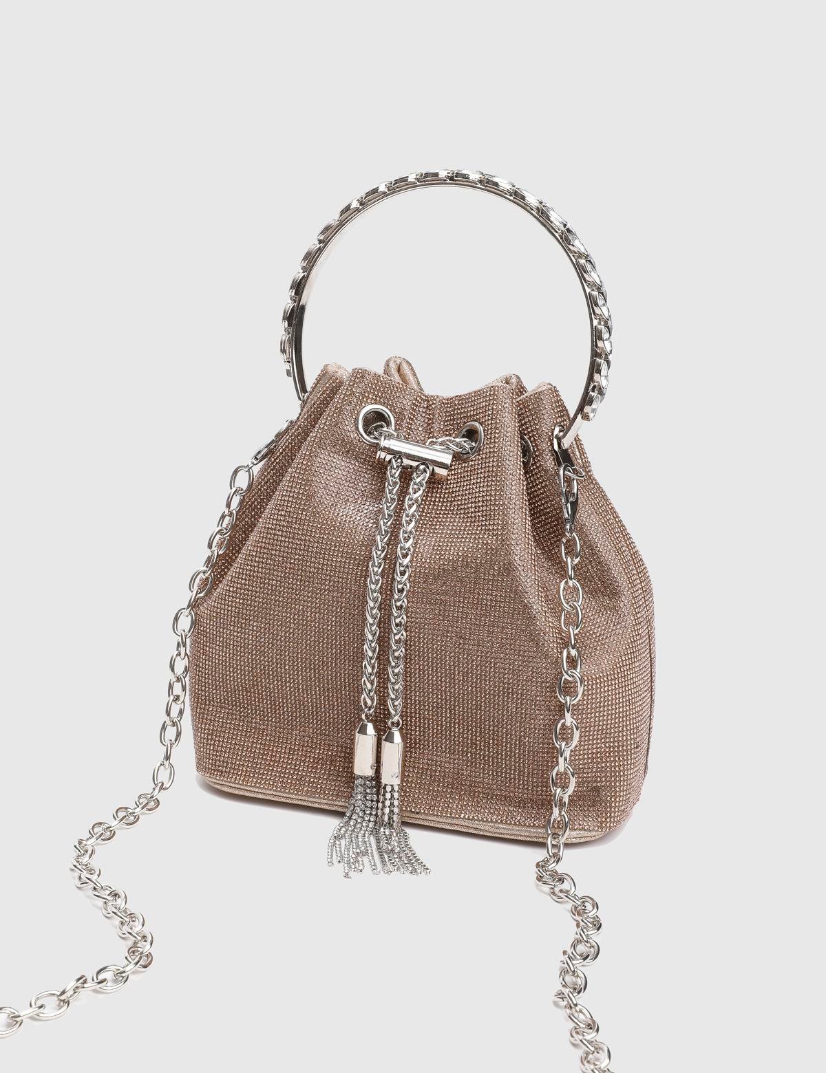 Gores Bronze Women's Handbag with Stones
