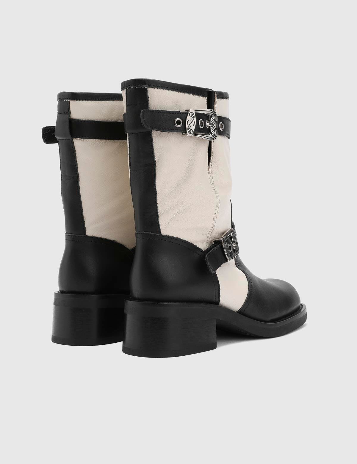 Grazia Beige Leather Women's Boot