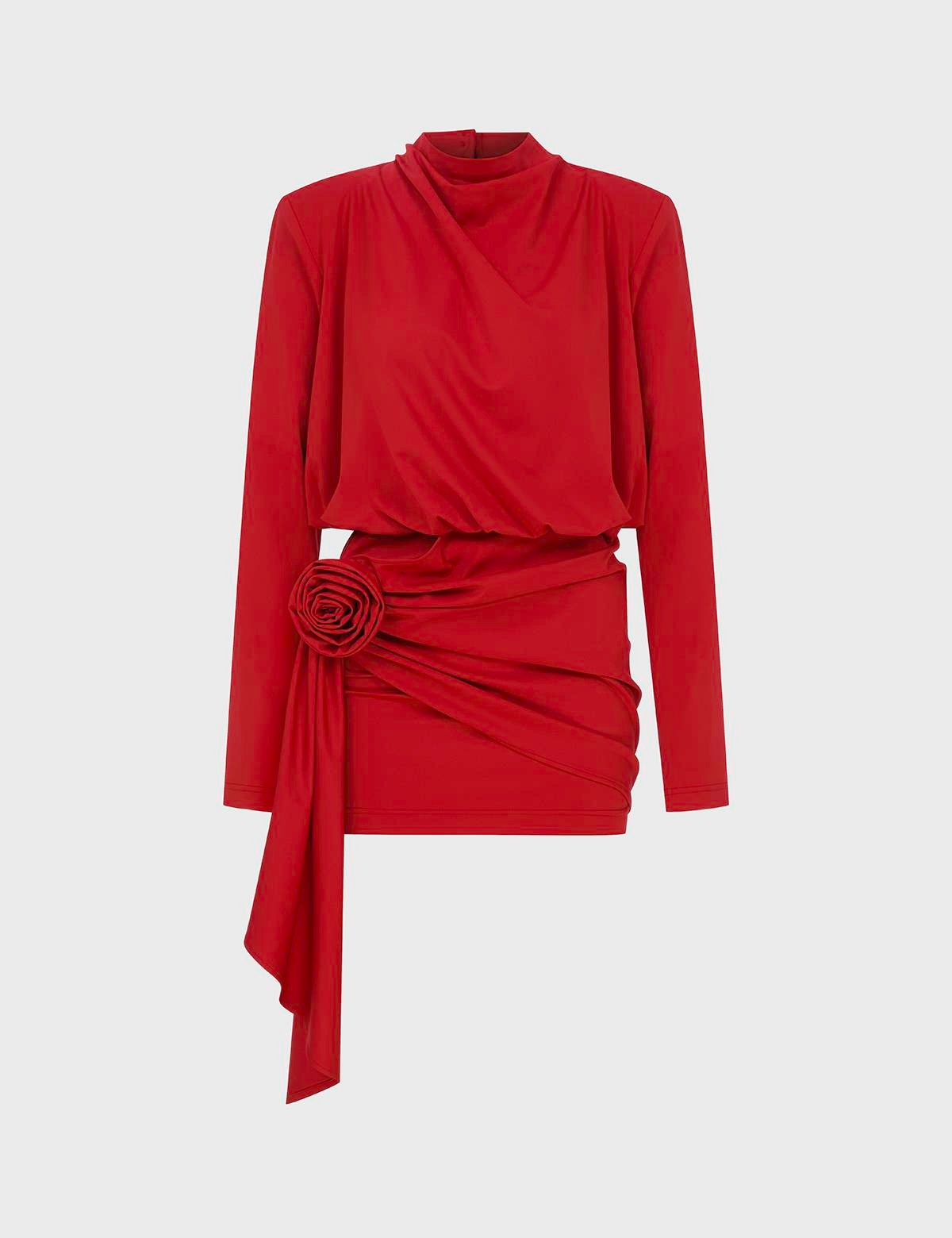 Greta Red Women's Dress