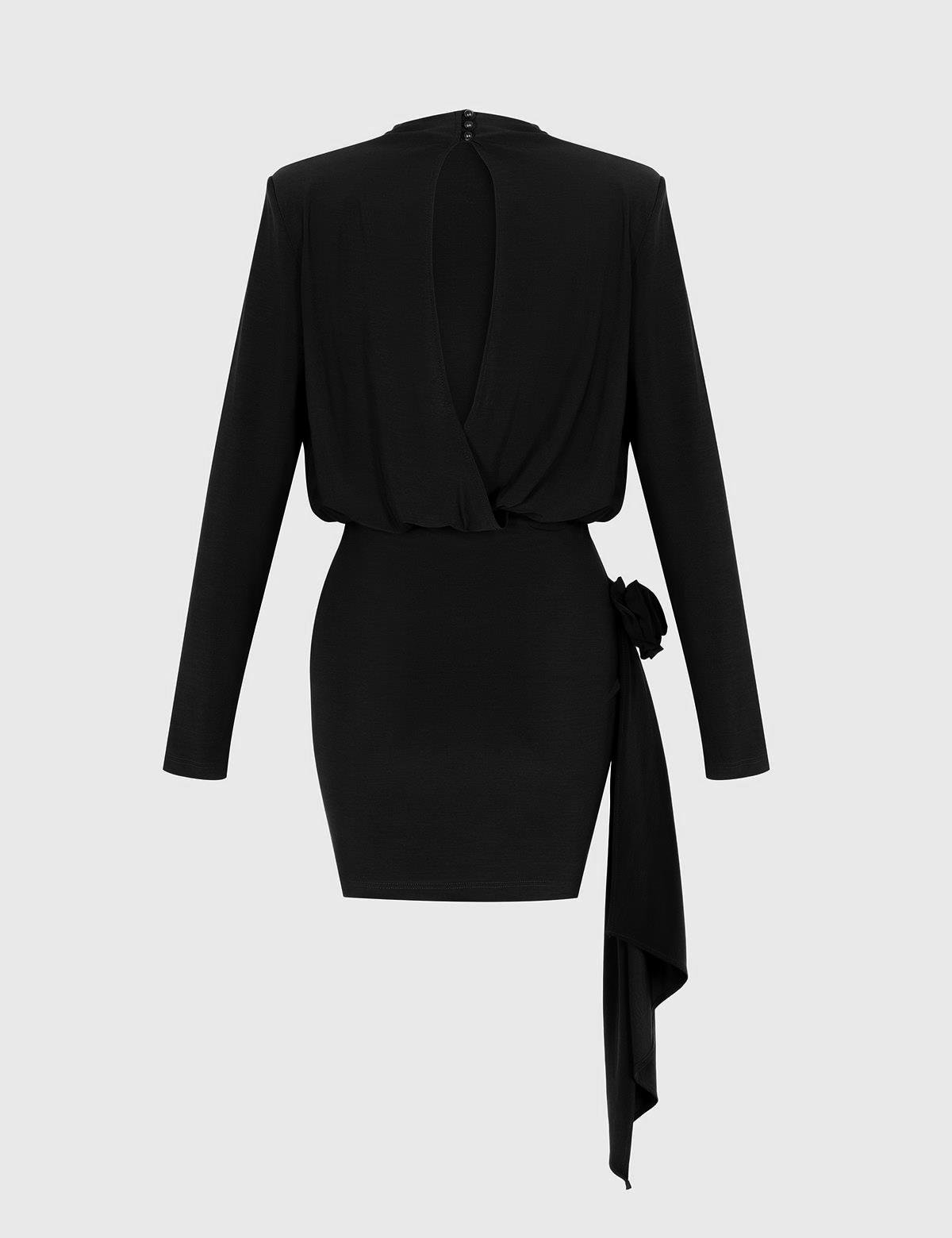 Greta Black Women's Dress