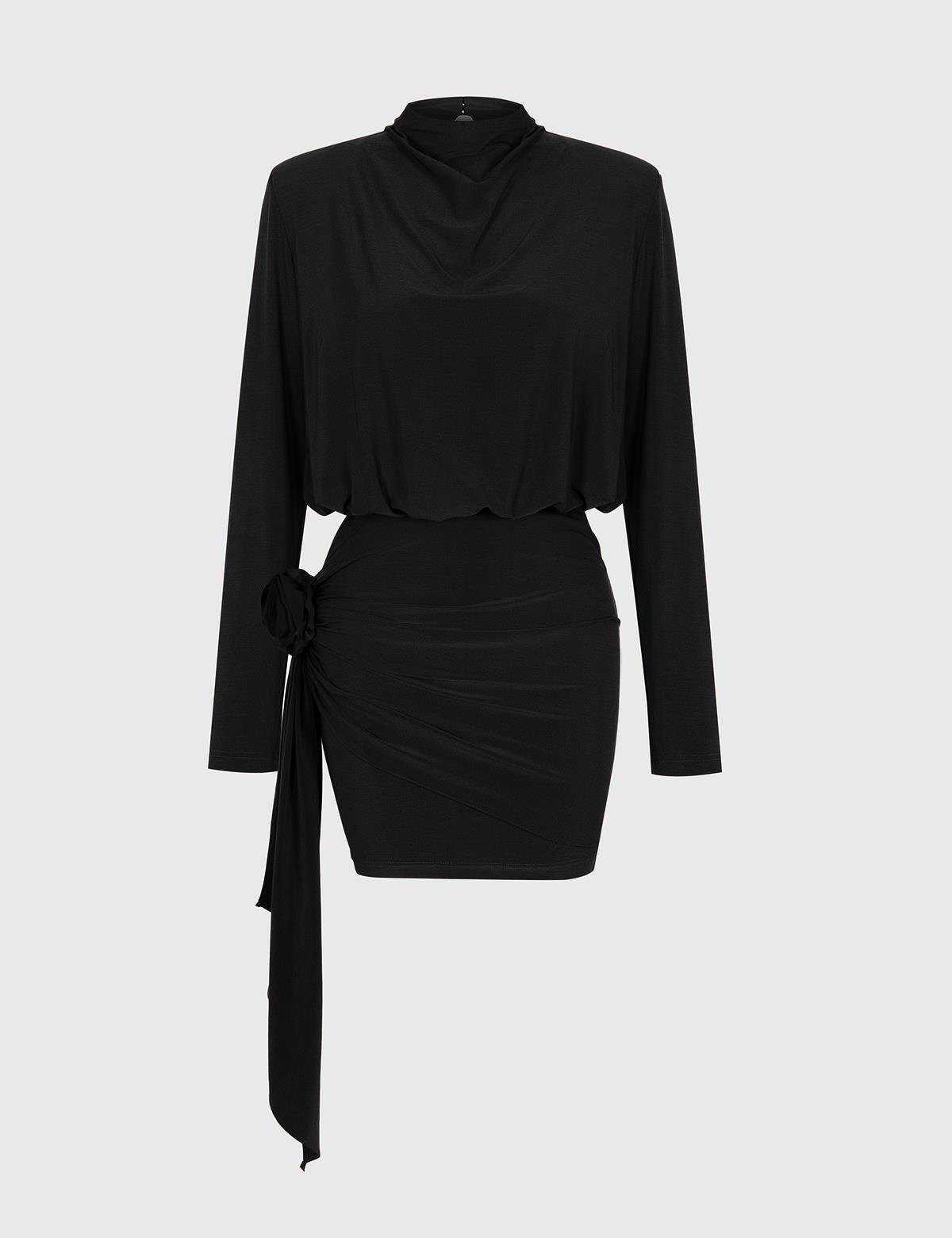 Greta Black Women's Dress