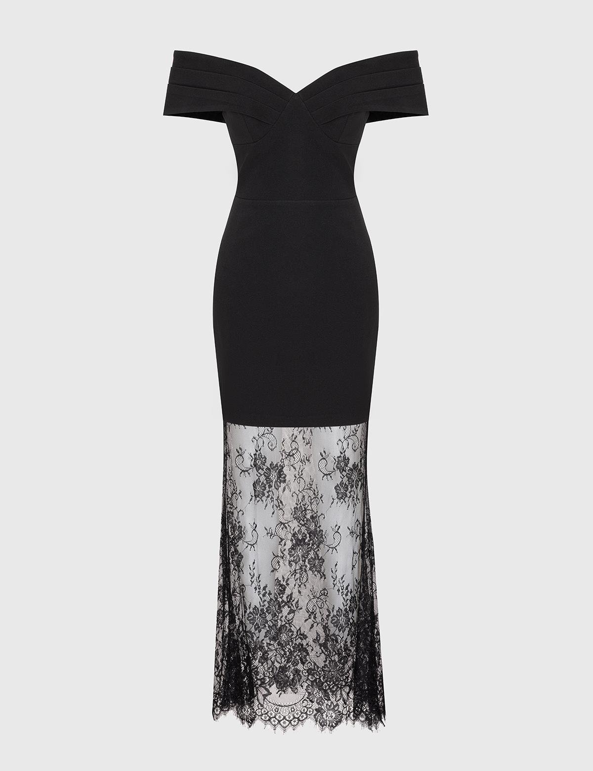 Greyslin Black Women's Dress and Skirt Set