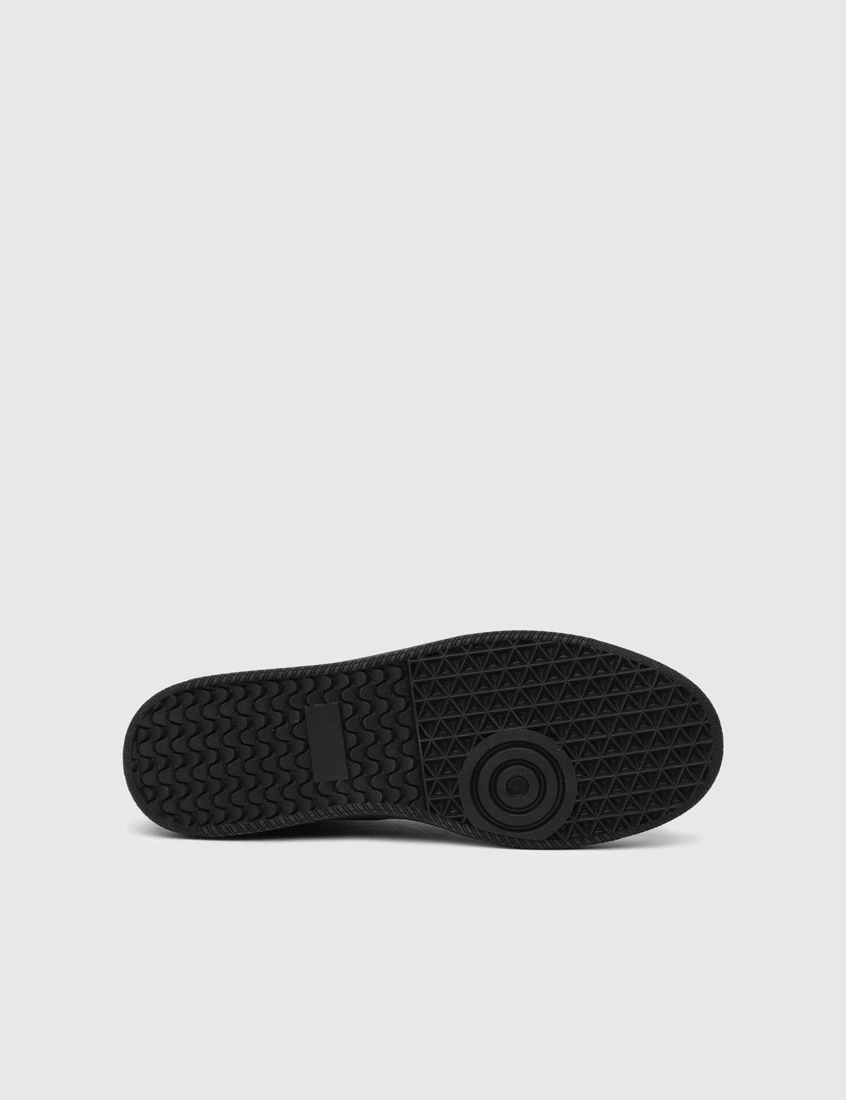 Guehi Black Suede Leather Men's Sneaker