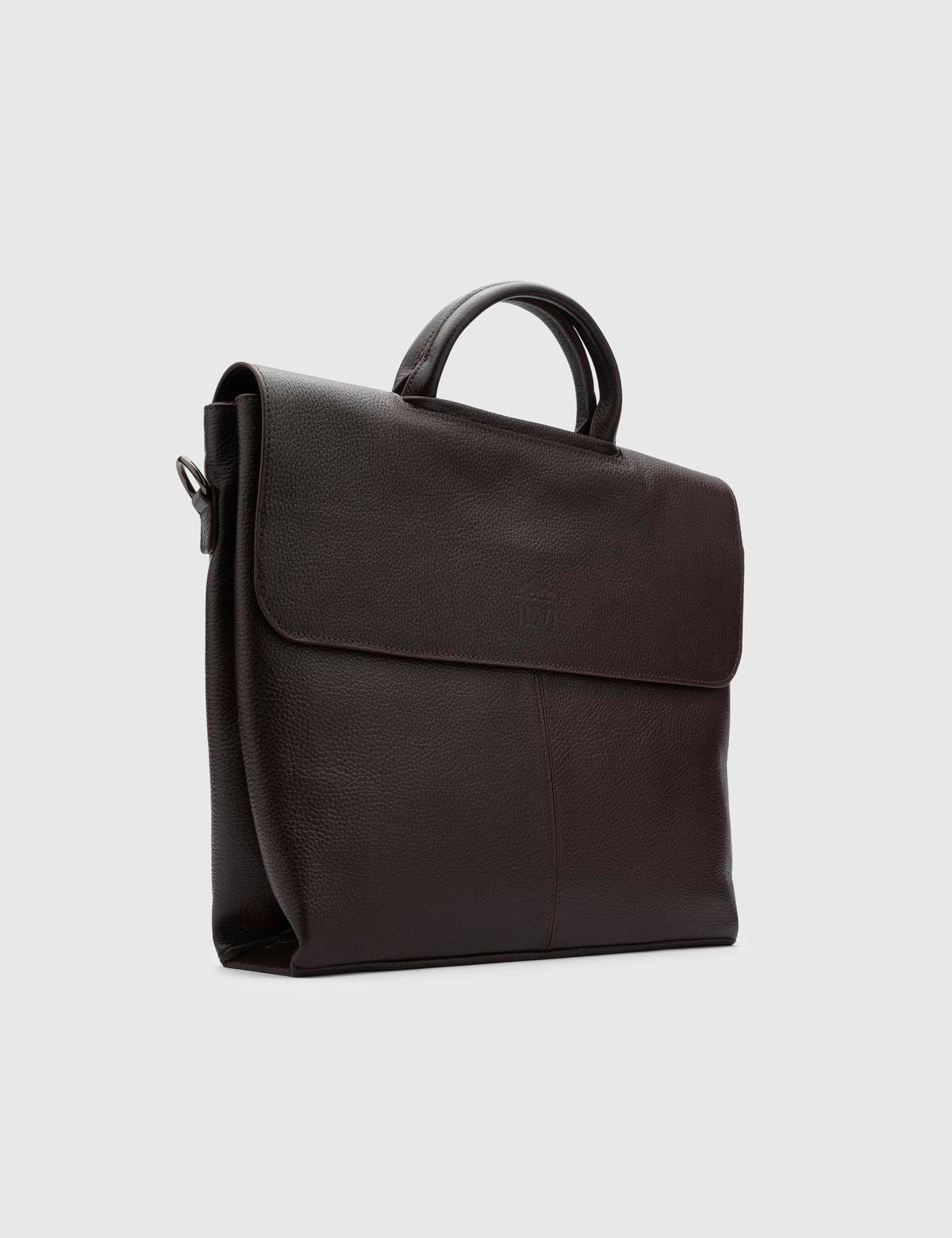 Guido Brown Floater Leather Men's Handbag