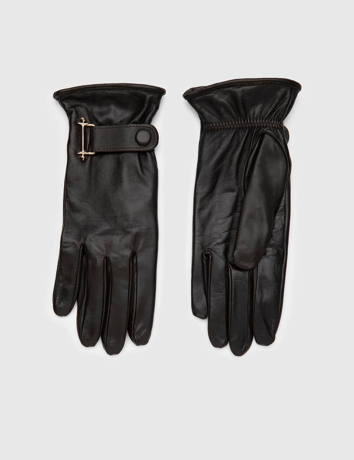 Hancock Brown Women's Leather Gloves