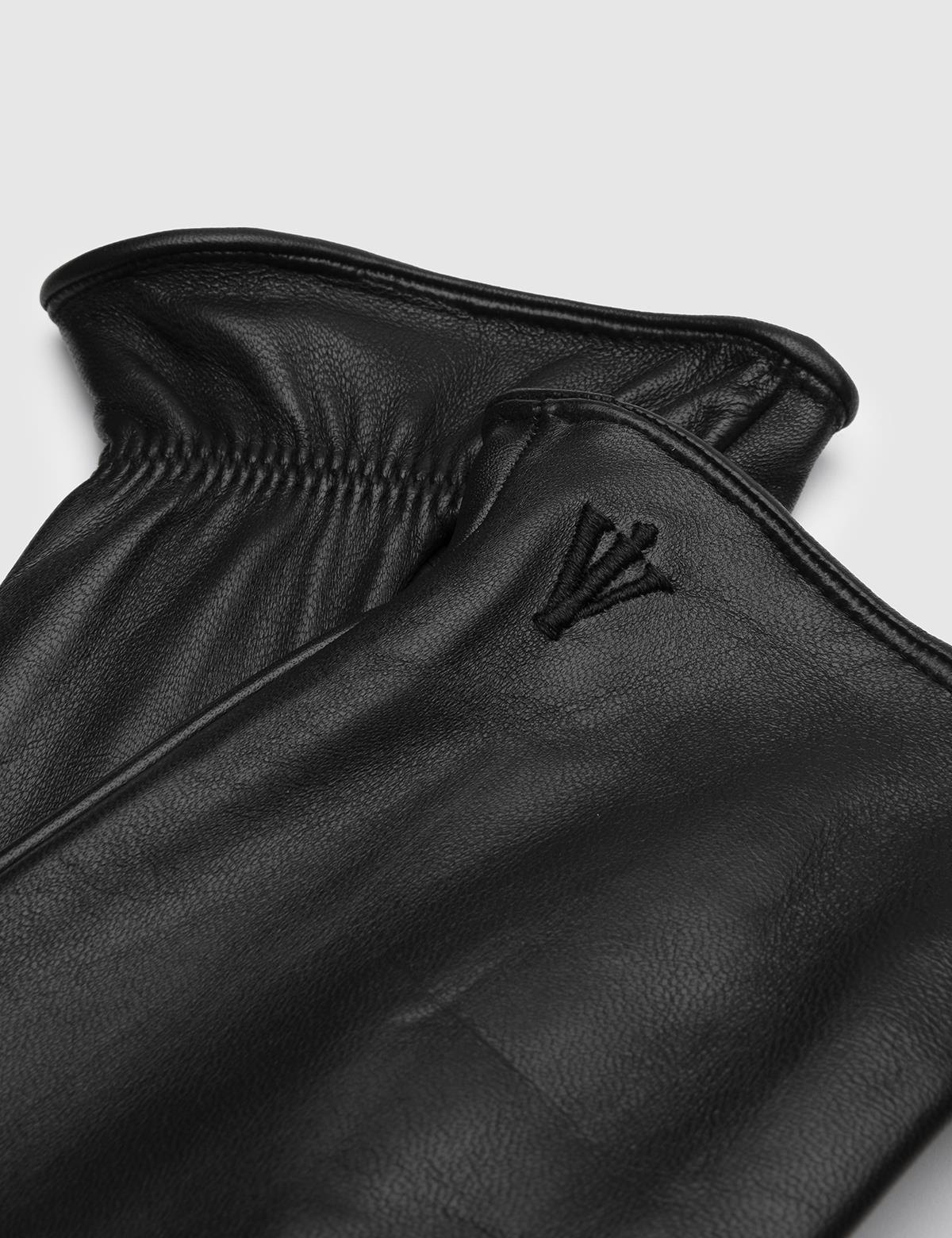 Harris Black Men's Leather Gloves