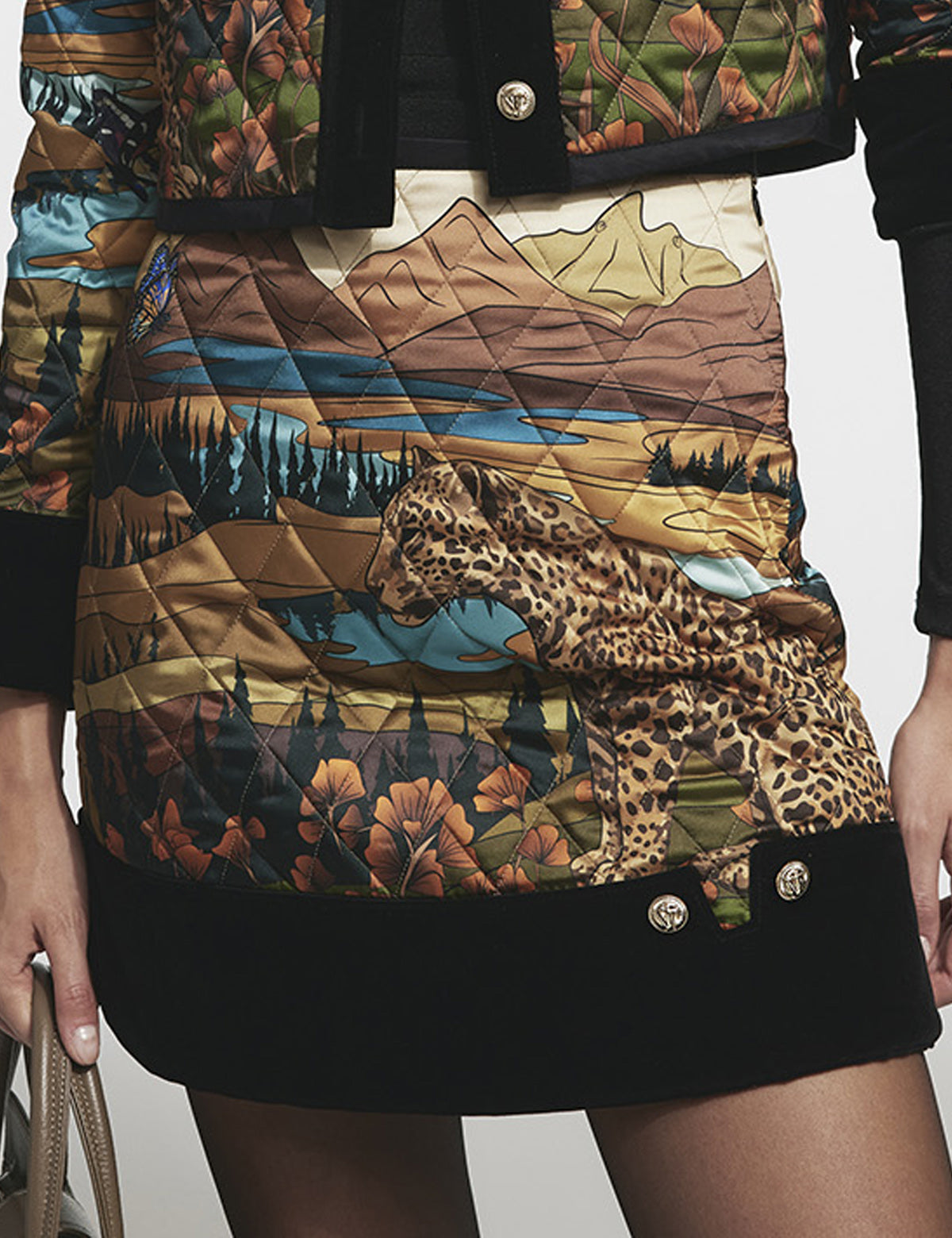 Indra Khaki Women's Skirt