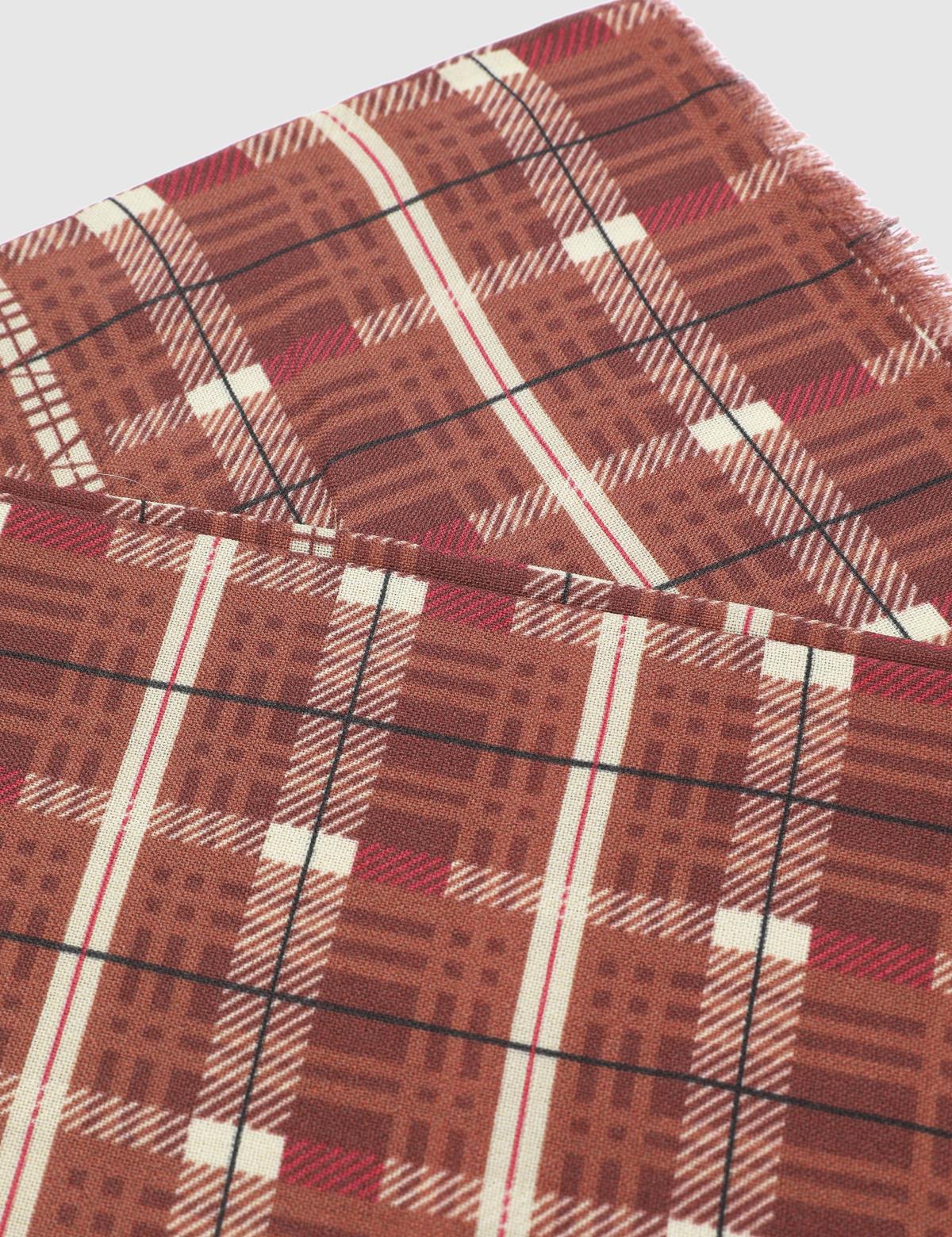 İnez Burgundy Unisex Shawl