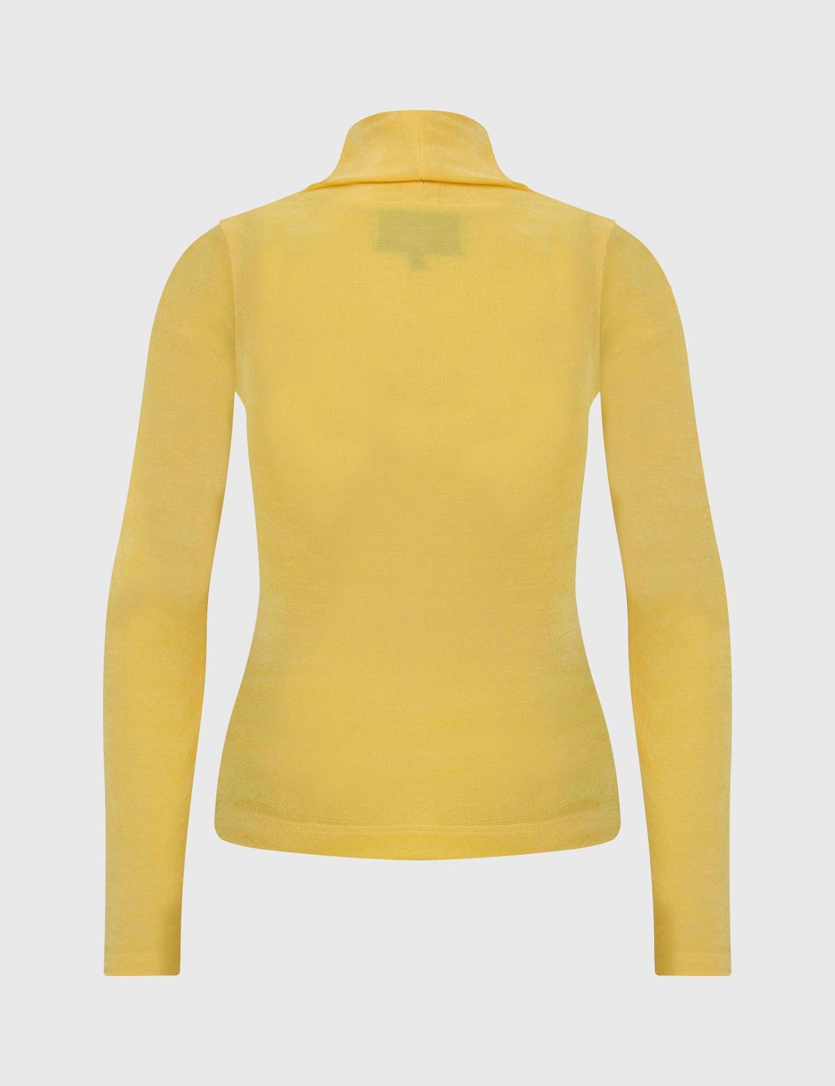 Efeugelbe Damenbluse