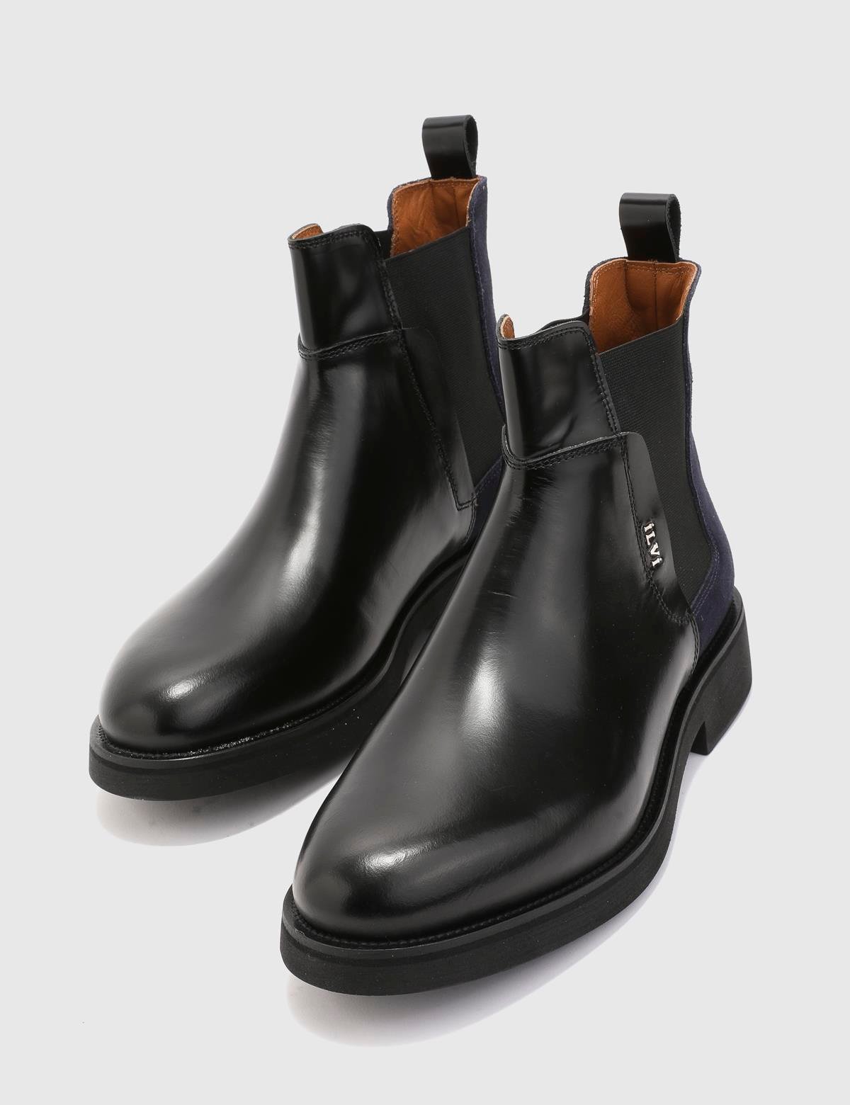 Jadon Black Florentic Leather Men's Boot