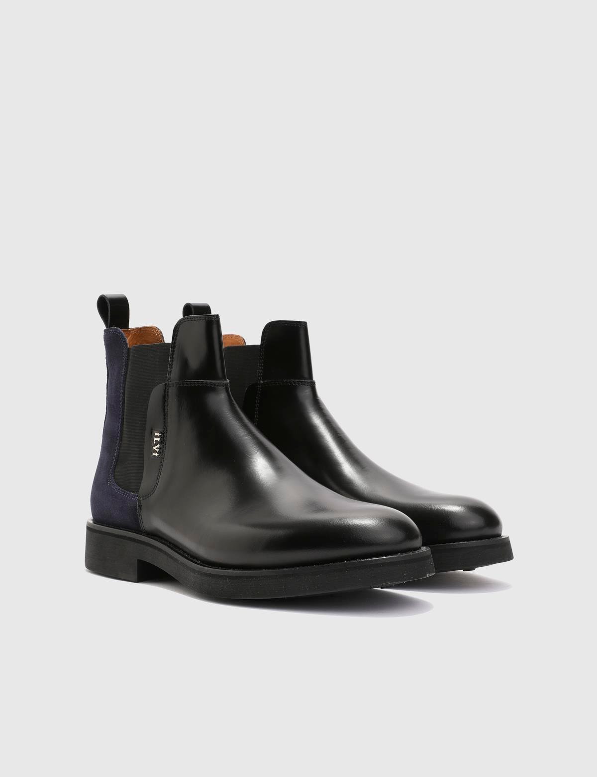 Jadon Black Florentic Leather Men's Boot