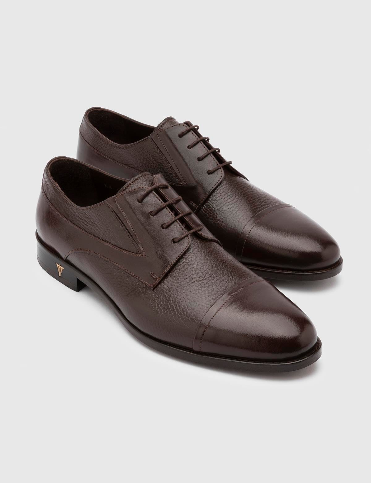 Jelani Brown Büffel-Hirschleder Herren Derby Schuh