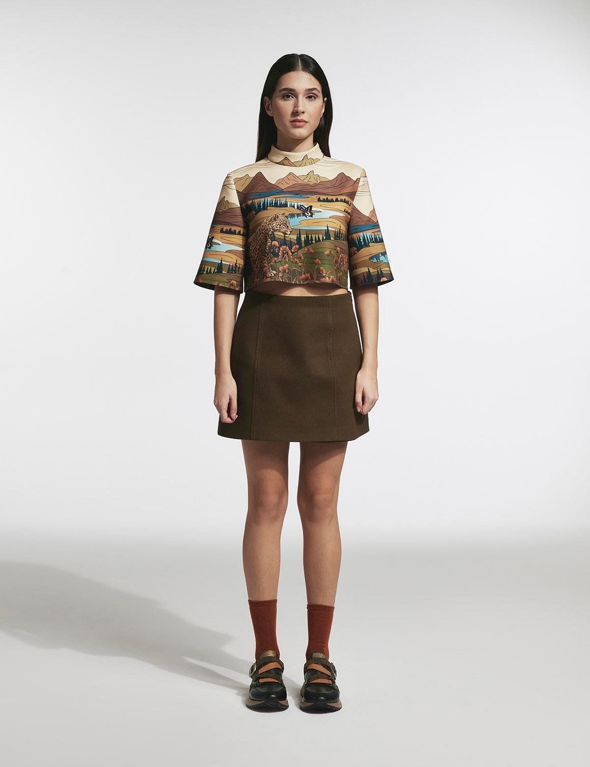 Jodi Khaki Women's Blouse