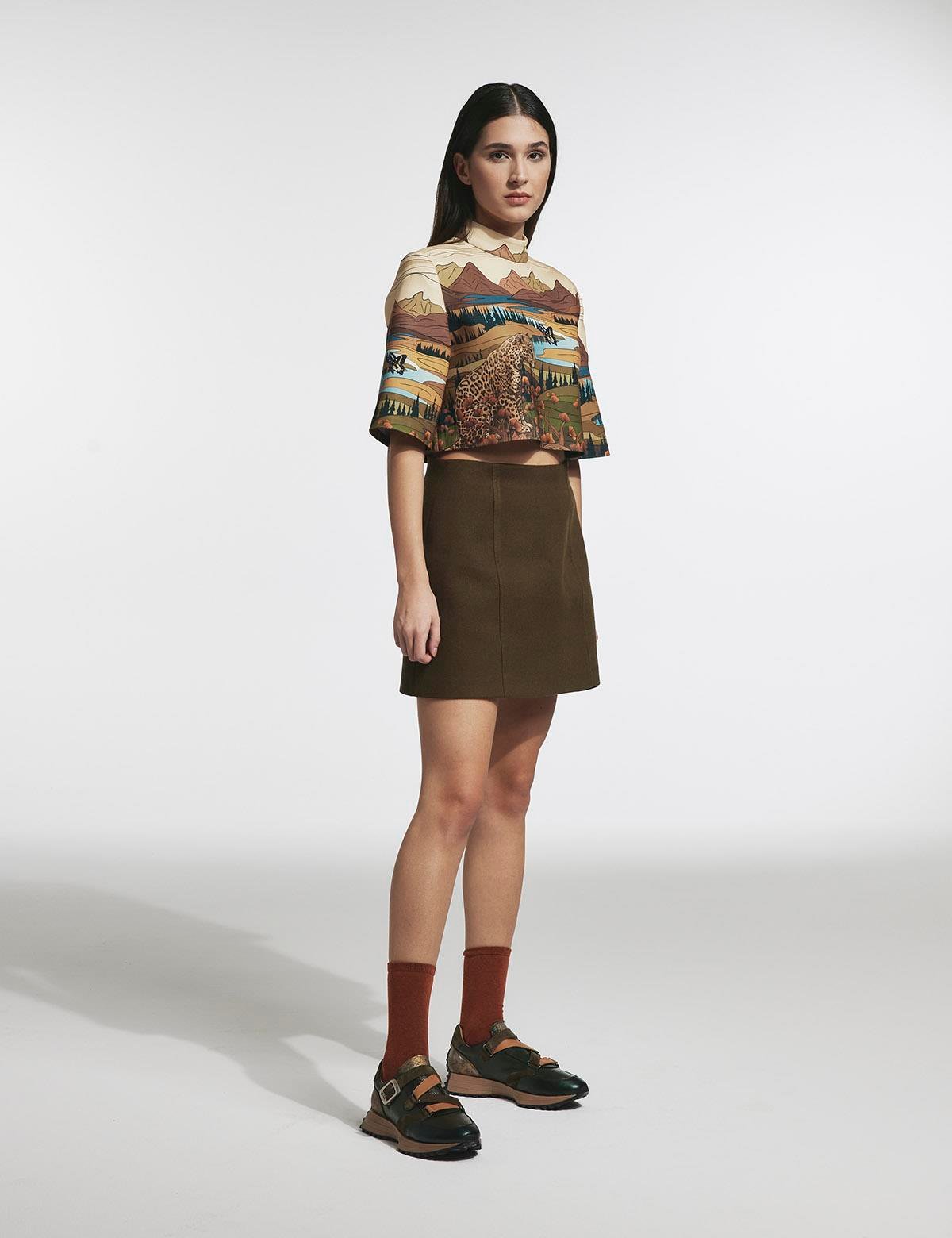 Jodi Khaki Women's Blouse