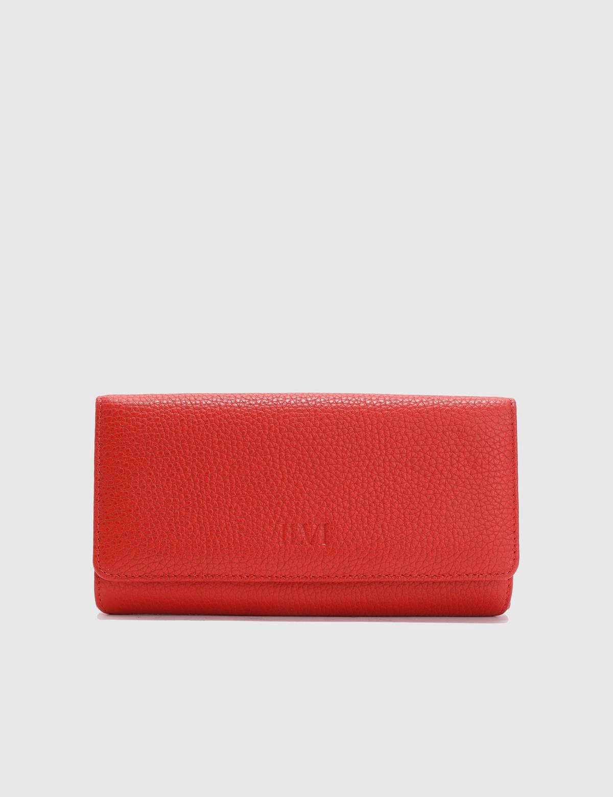 Jomsom Red Floater Leather Women's Wallet