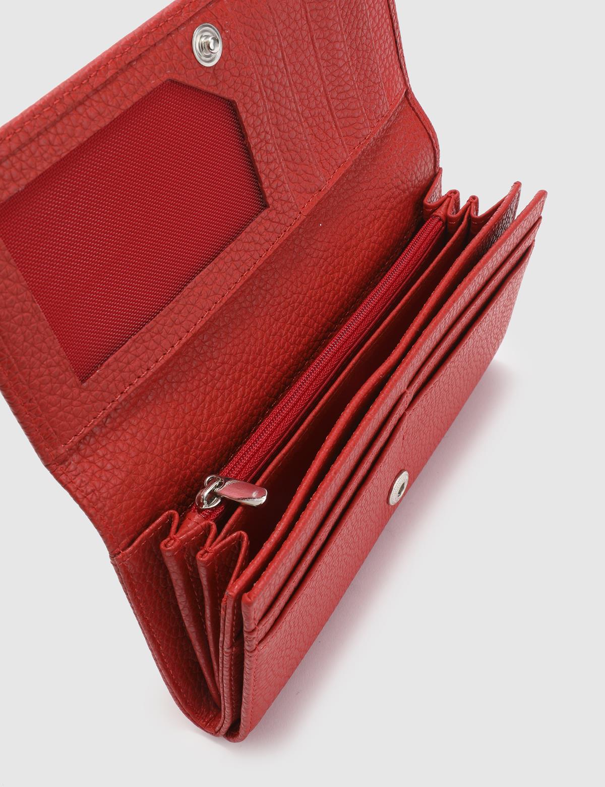 Jomsom Red Floater Leather Women's Wallet