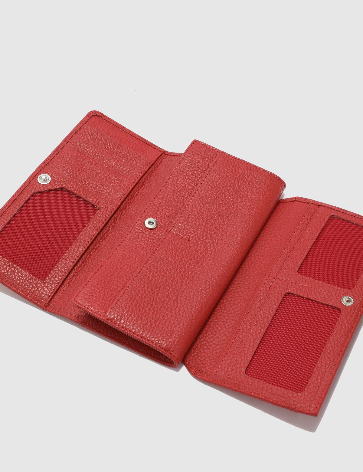 Jomsom Red Floater Leather Women's Wallet