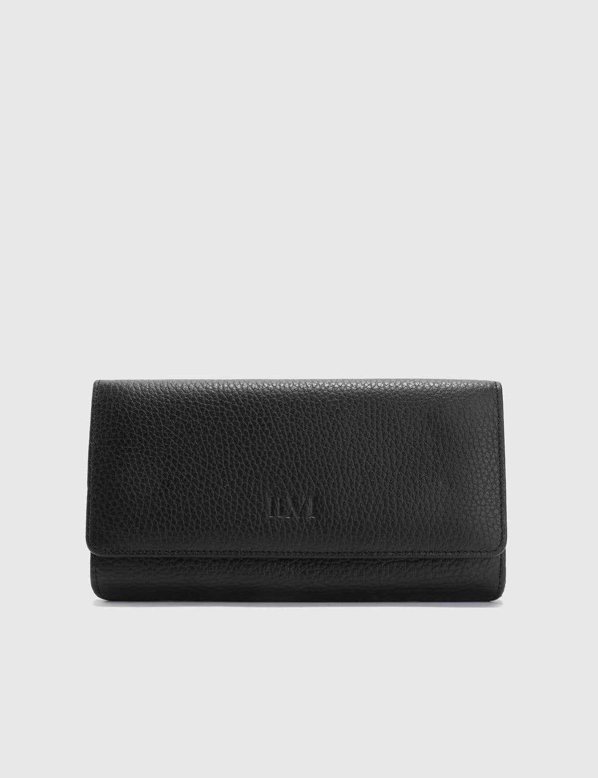 Jomsom Black Floater Leather Women's Wallet