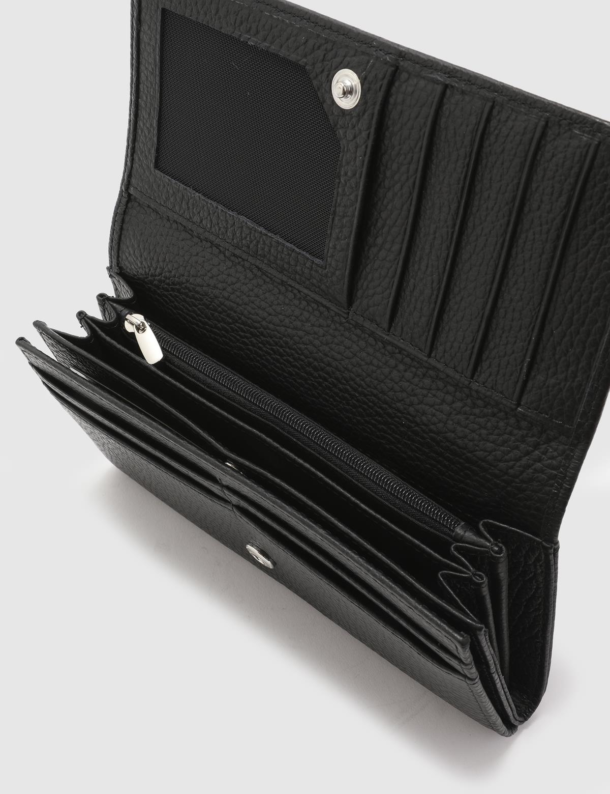 Jomsom Black Floater Leather Women's Wallet