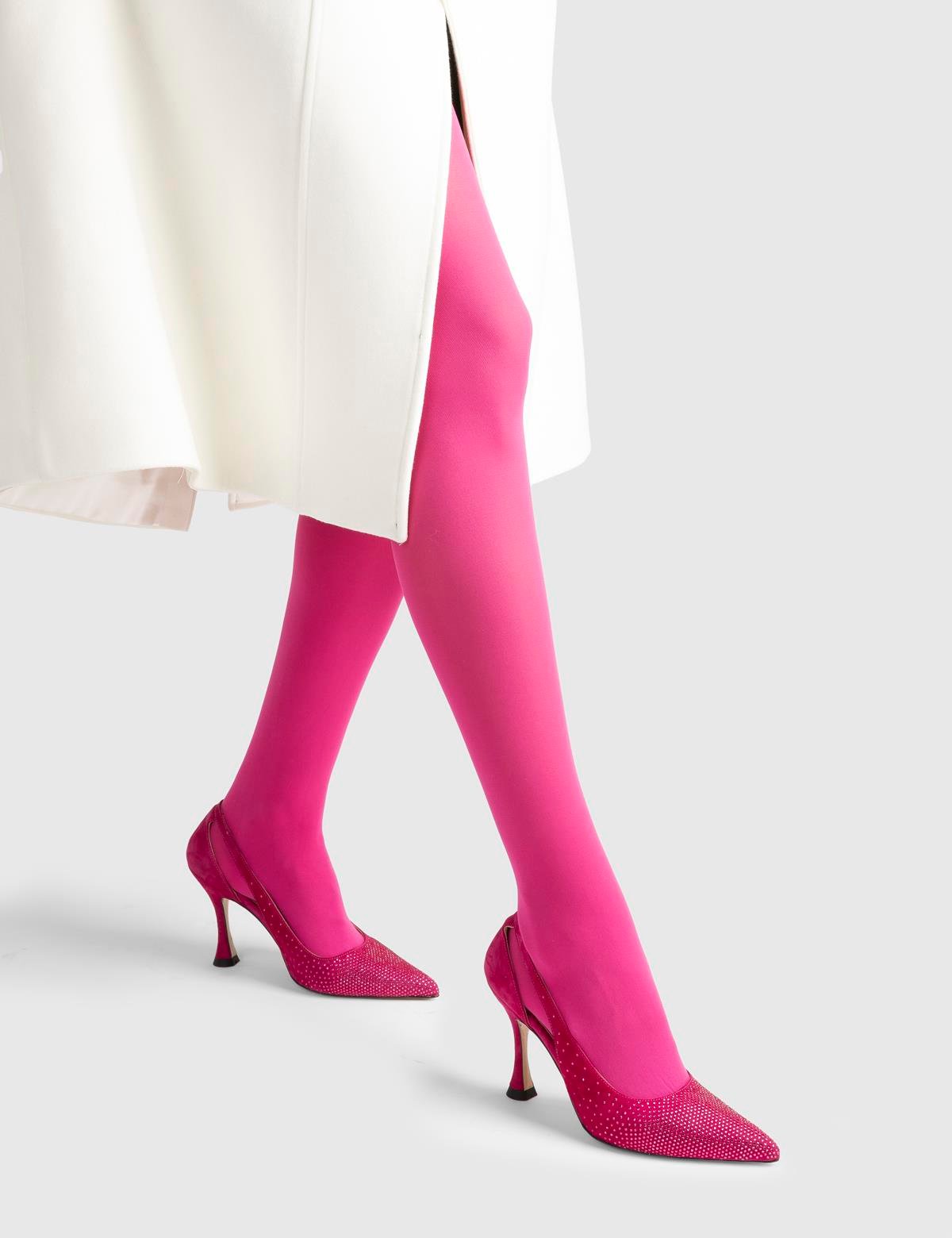 Joris Fuchsia Suede Leather Women's Pump