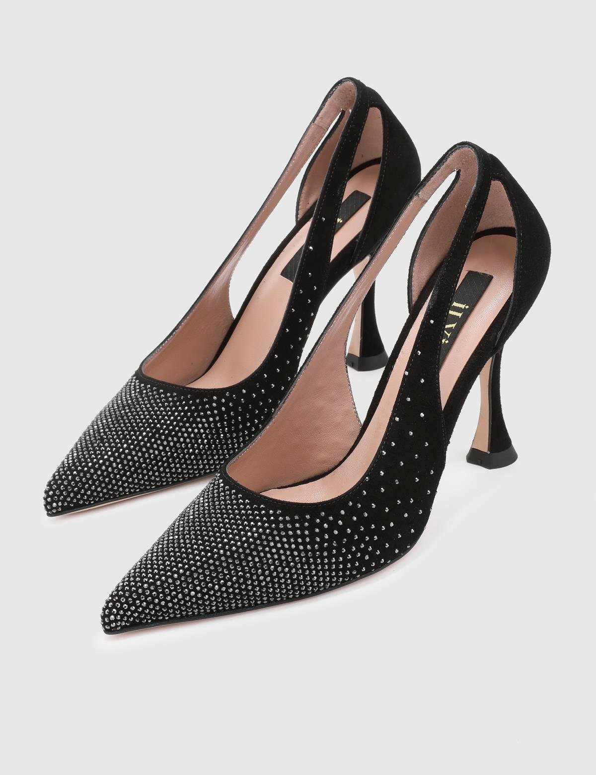 Joris Black Suede Leather Women's Pump