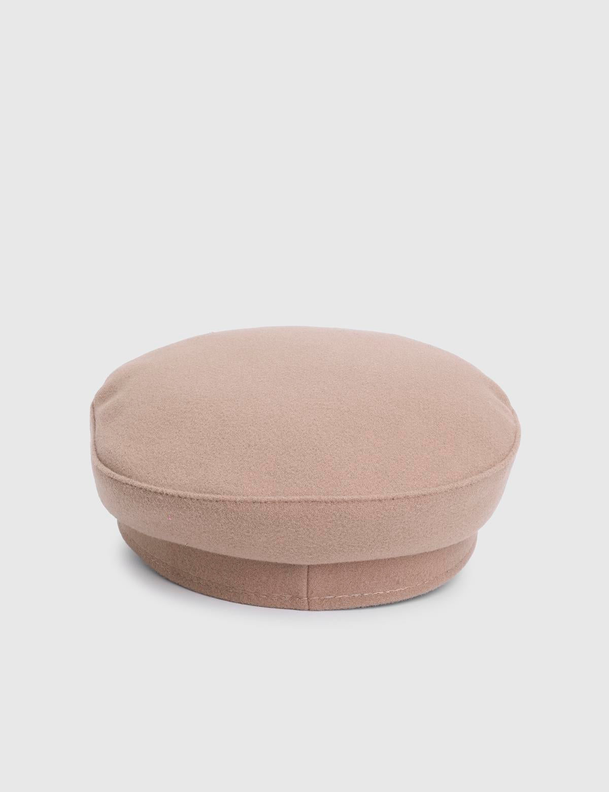 Kaire Beige Women's Fabric Cap