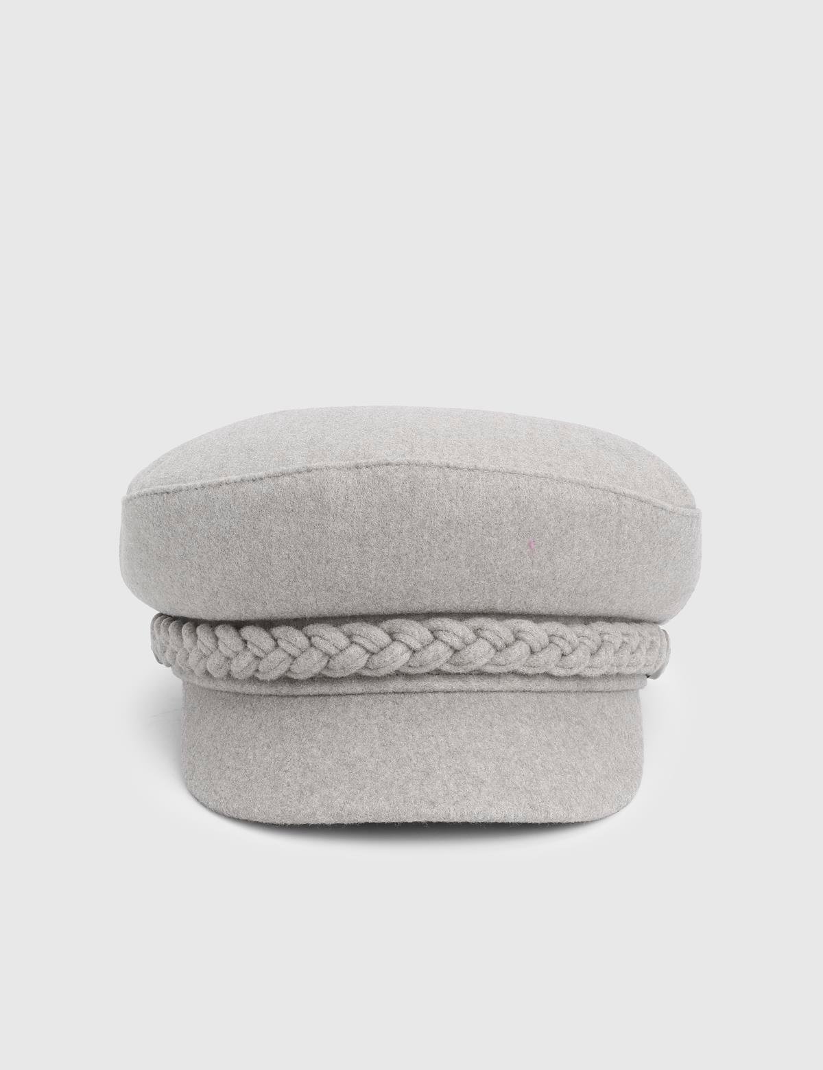 Kaire Grey Women's Fabric Cap