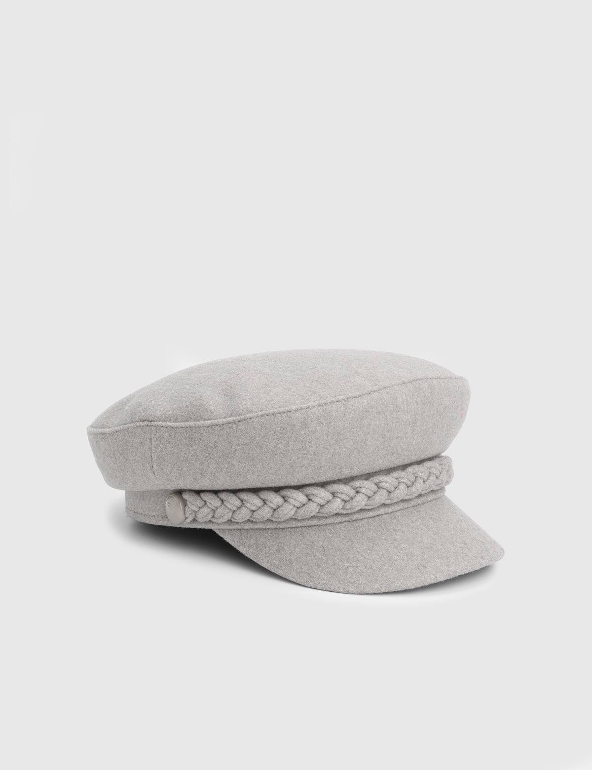 Kaire Grey Women's Fabric Cap