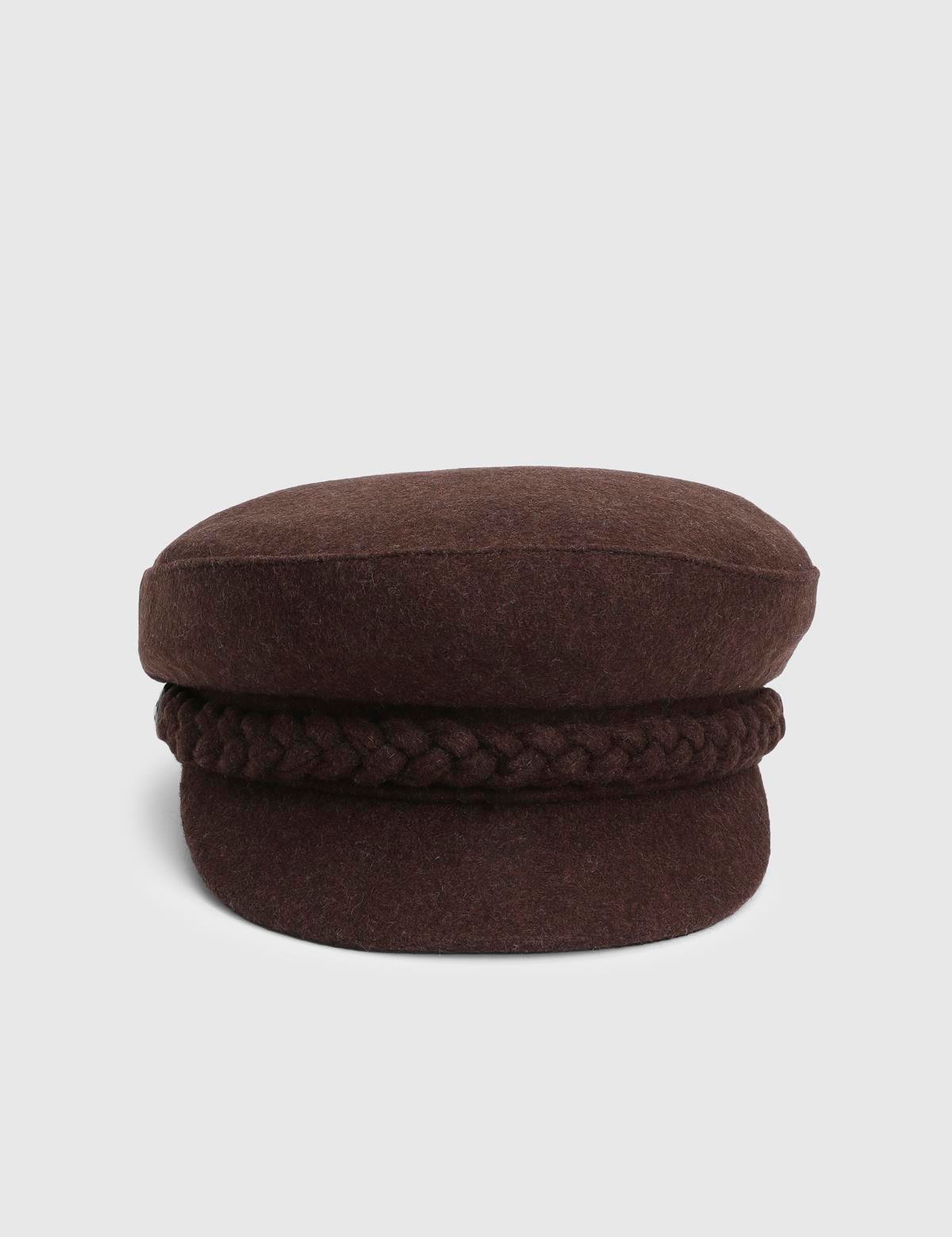 Kaire Brown Women's Fabric Cap