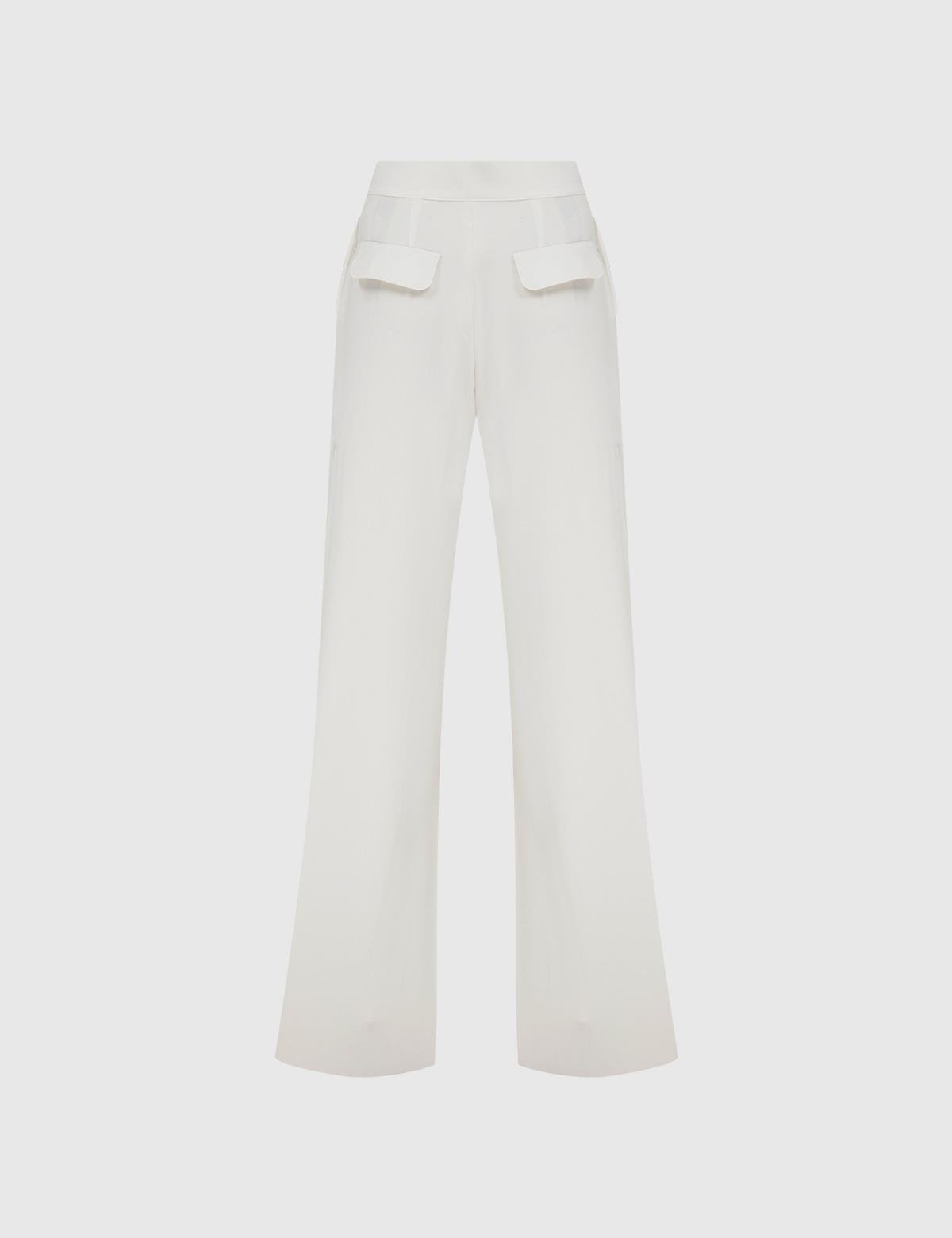 Kiros Ecru Women's Trousers