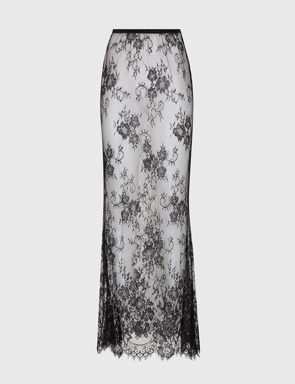 Klaudi Black Women's Jacket and Skirt Set