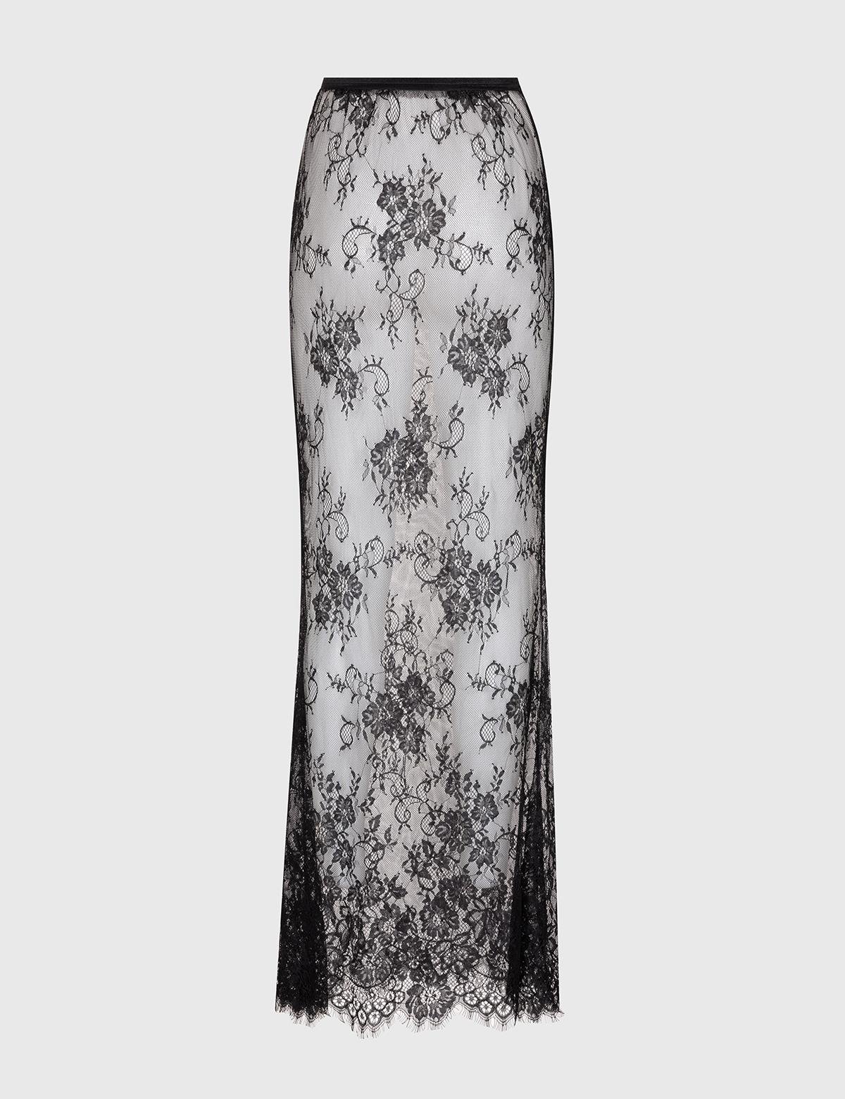 Klaudi Black Women's Jacket and Skirt Set