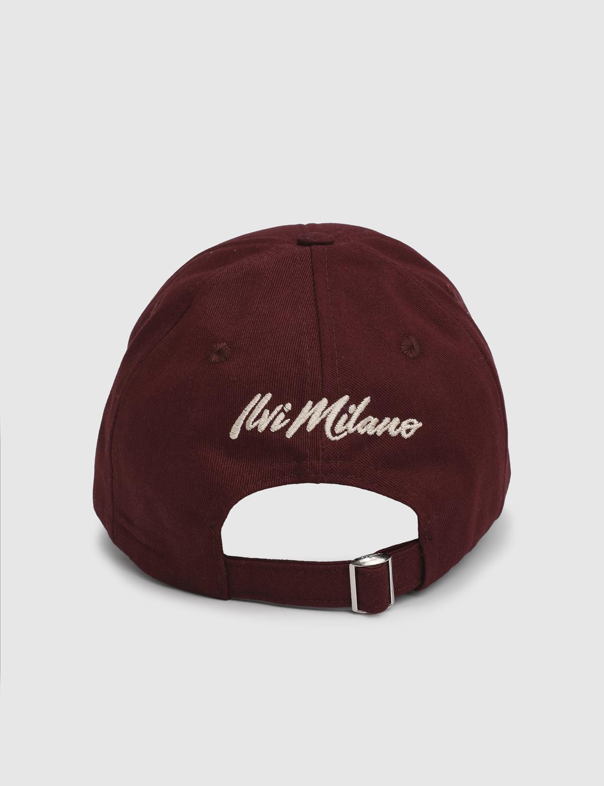 Lali Burgundy Women's Gabardine Cap