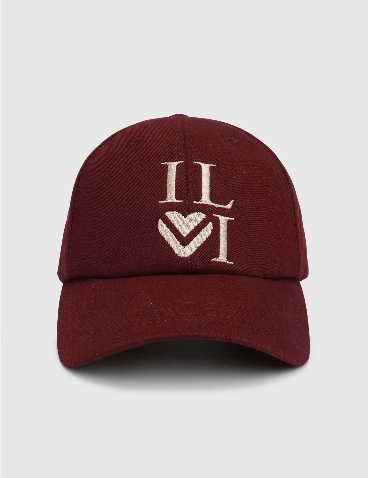 Lali Burgundy Women's Gabardine Cap