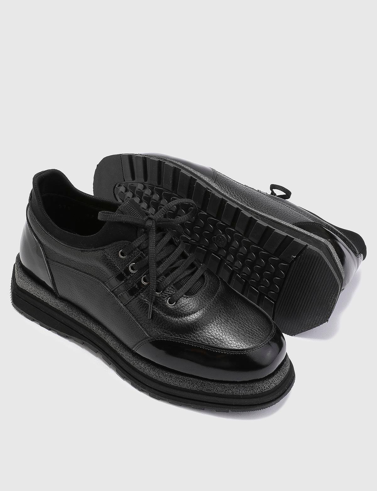 Lance Black Florentic Floater Leather Men's Oxford