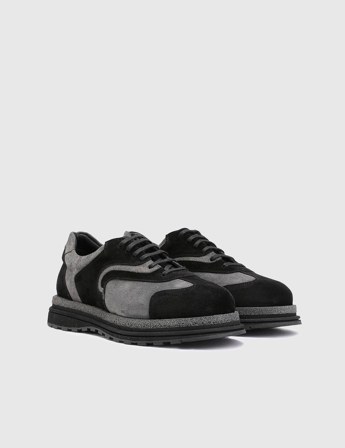 Lancelot Grey Suede Leather Men's Sneaker