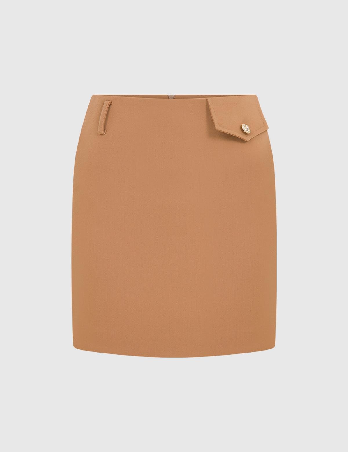 Lena Camel Women's Skirt