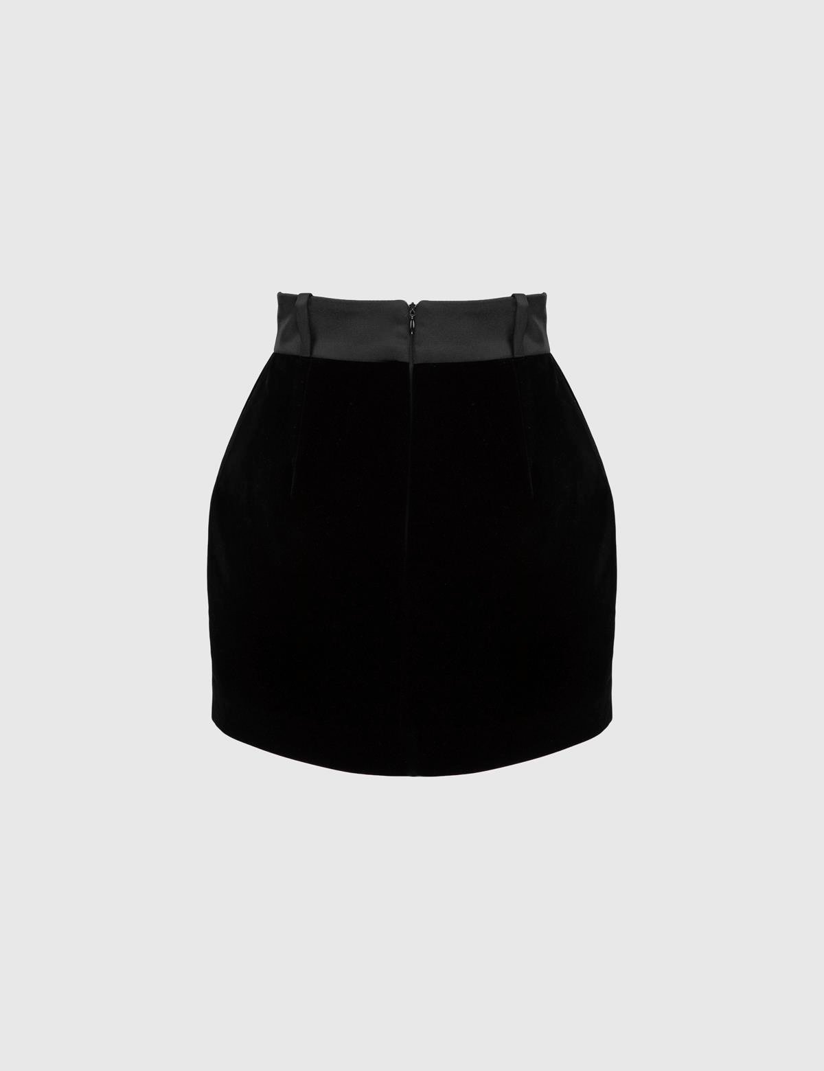 Leovo Black Women's Skirt